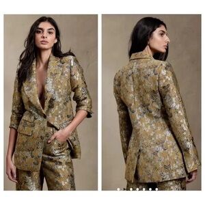 Banana Republic Eclat Brocade Blazer